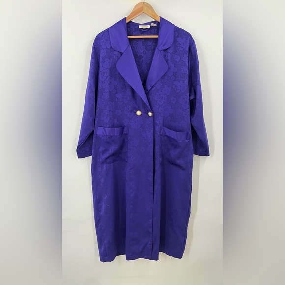 Vintage VS S Gold Label Purple Robe Victoria’s Secret small - Picture 1 of 11